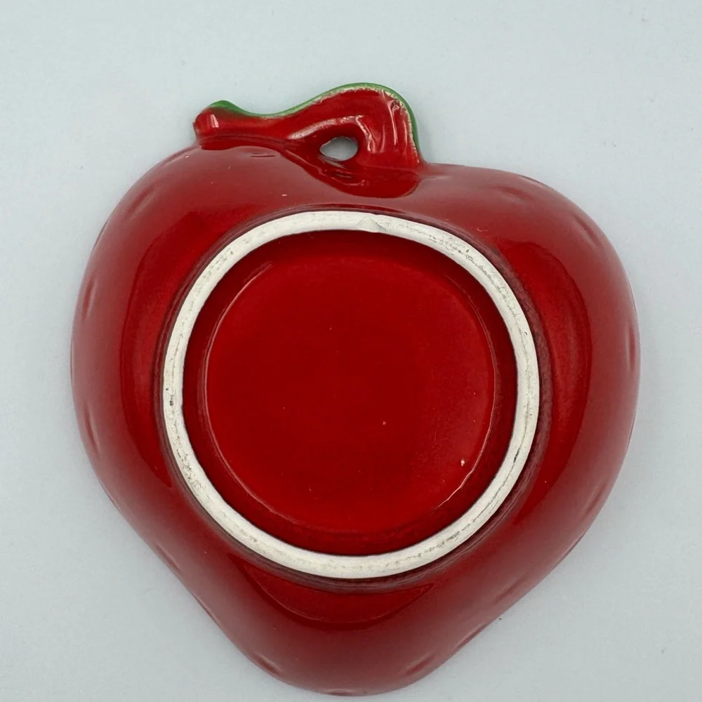 Vintage Knobler Japan Strawberry Bowl Set‎ Red Fruit Dish Cottagecore
